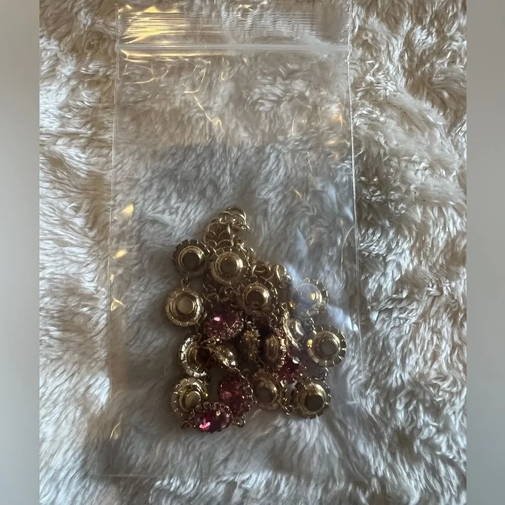 NEW NATASHA Red Crystals Necklace Lobster Clasp